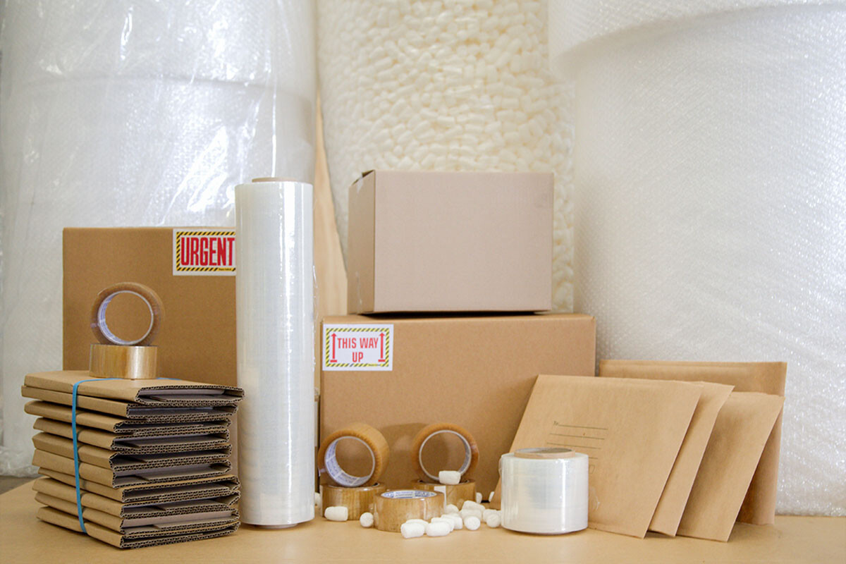 bubble wrap and loose void fill