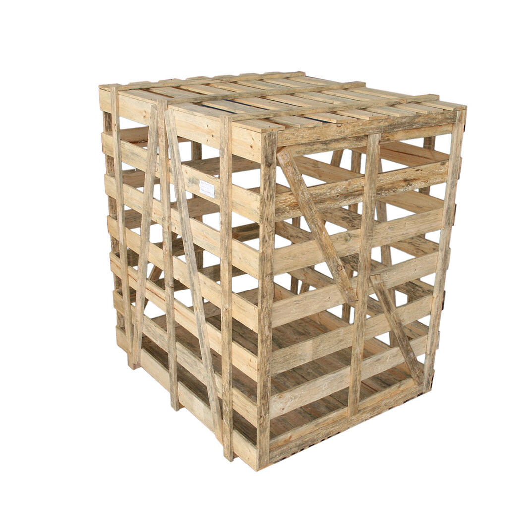large wooden crate