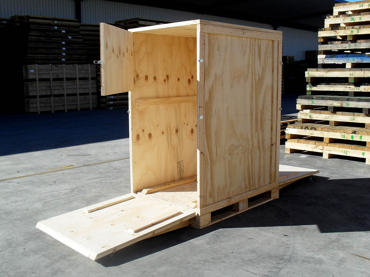 custom large wooden case