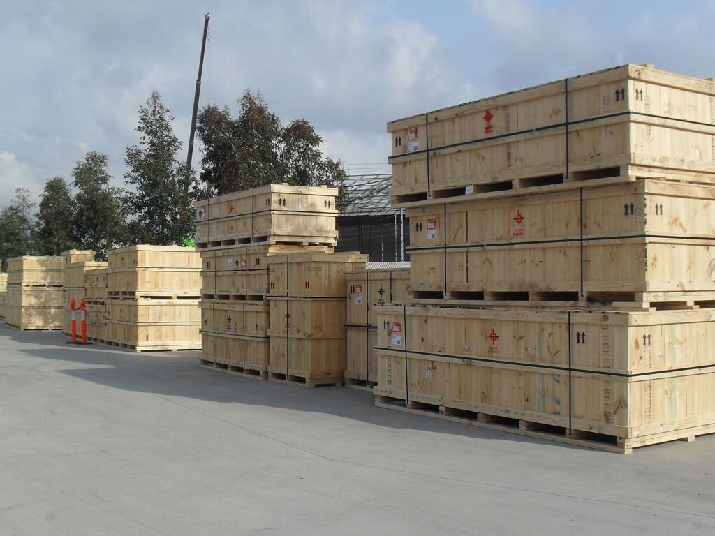 wooden boxes and timber cases