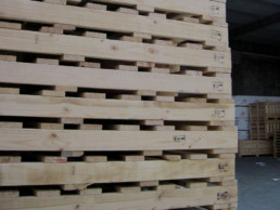 Wooden Pallets with ISPM 15 stamp
