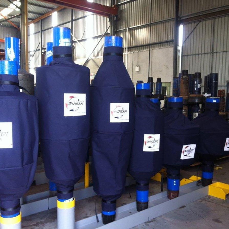 Static Intercept protective canvas for machinery