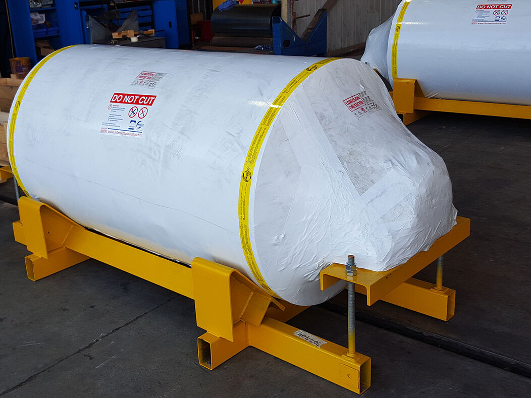 Static Intercept protective shrink film for machinery