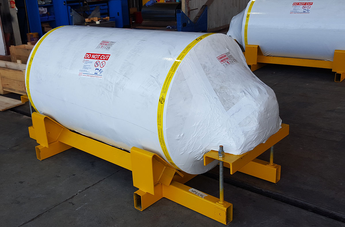 Static Intercept protective shrink film for machinery