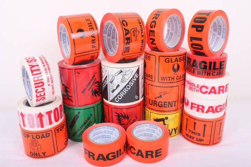 packaging labels and tapes