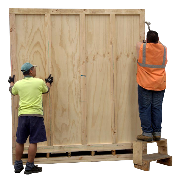 wooden storage boxes