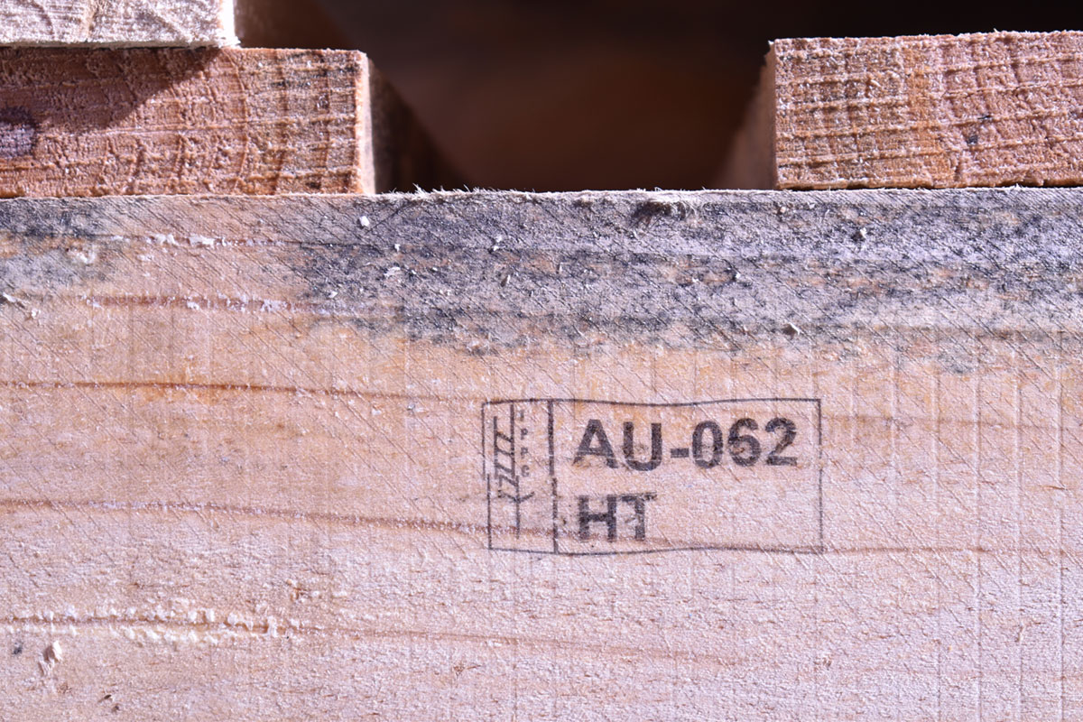Export Pallets ISPM15 certified