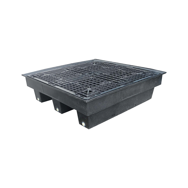 spill containment plastic pallet